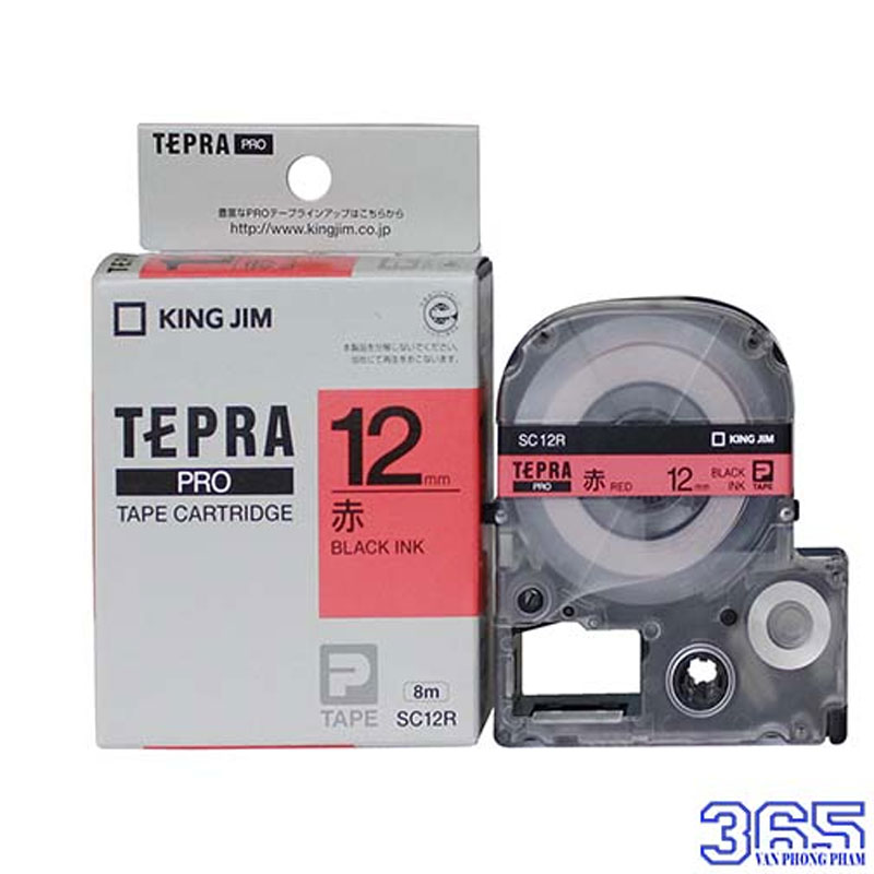 Tepra-12mm Băng nhãn Tepra 12mm - Ảnh 1